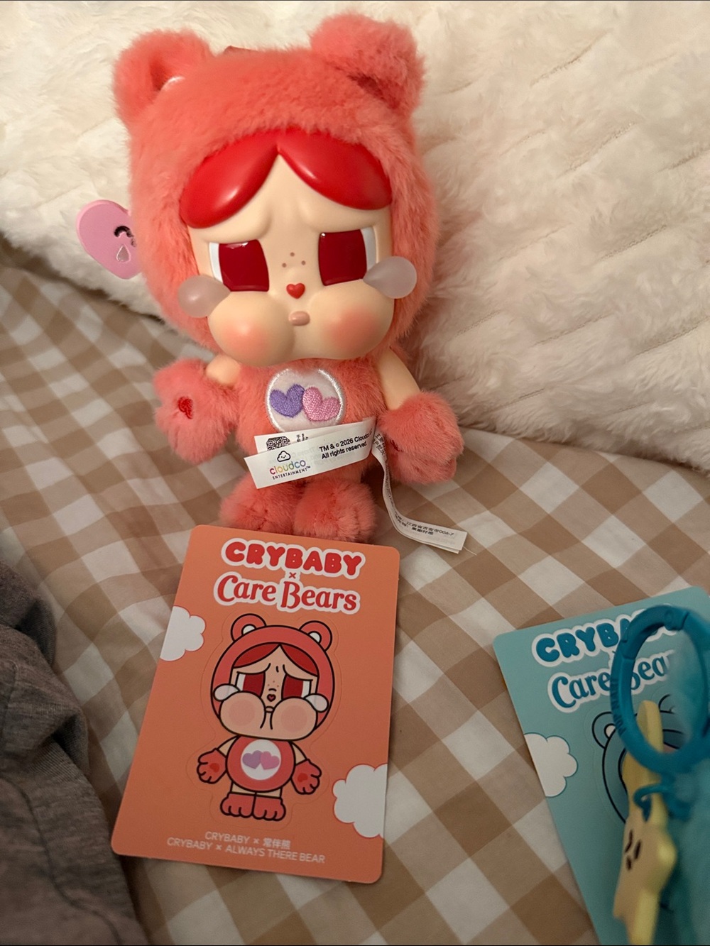 CRYBABY * Care Bears Series - Vinyl Plush Pendant (Always There Bear)